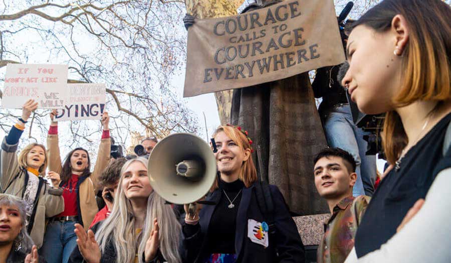 youth strike for climate speech