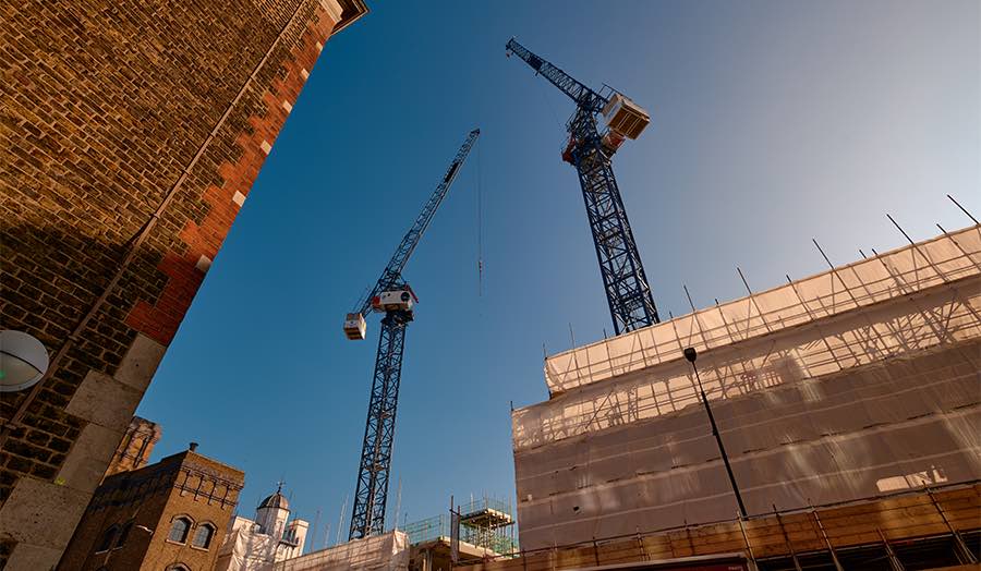 An image of cranes 
