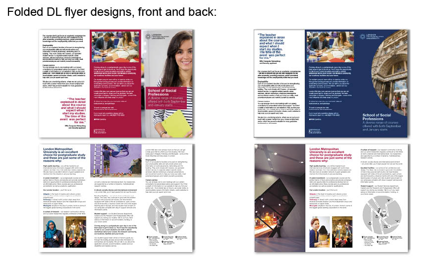 DL flyer examples