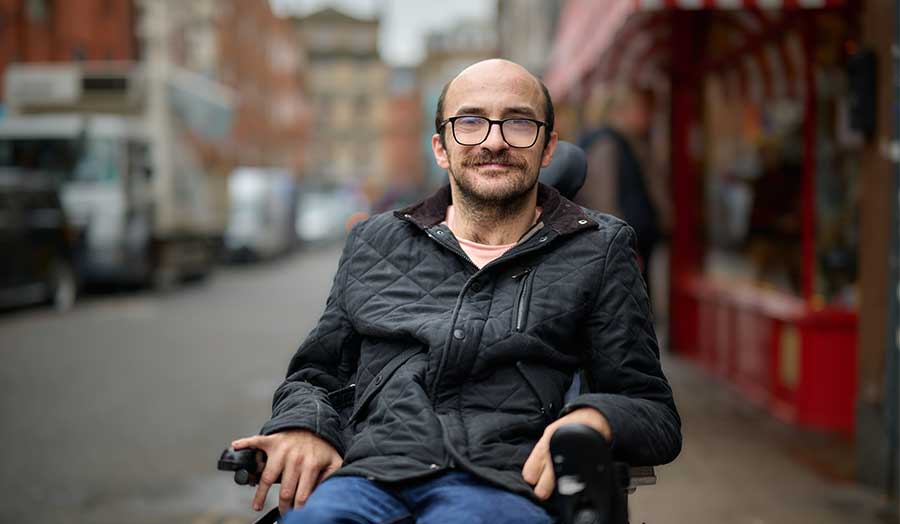 Josh pictured in Soho