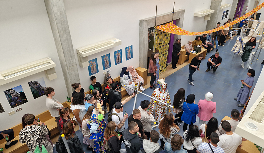 Petticoat Salon exhibition taking place