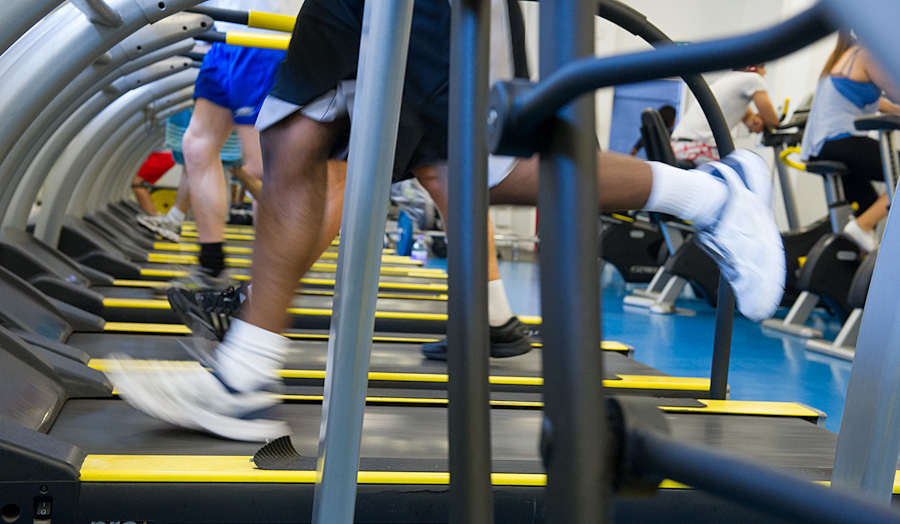 Treadmill close up