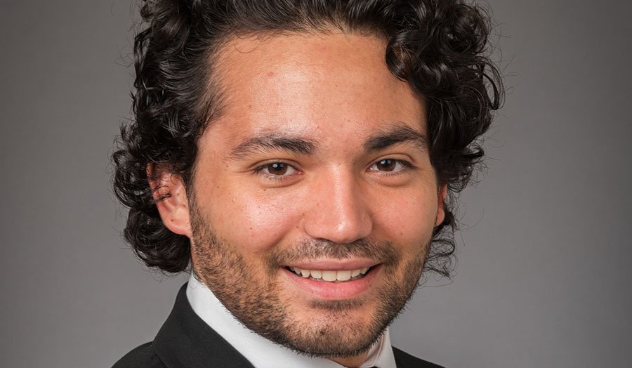 A portrait photograph of Manuel Aguilera-Prieto