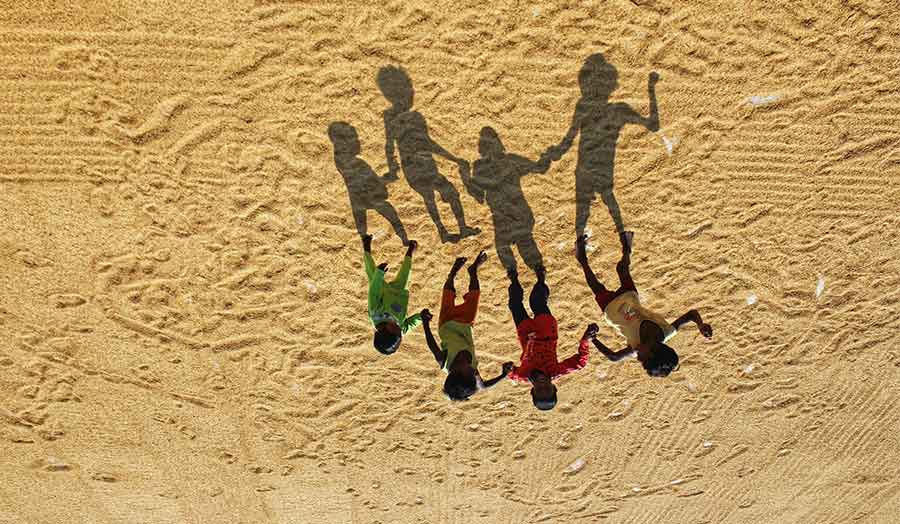 Children playing