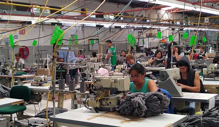 Women working in a factory