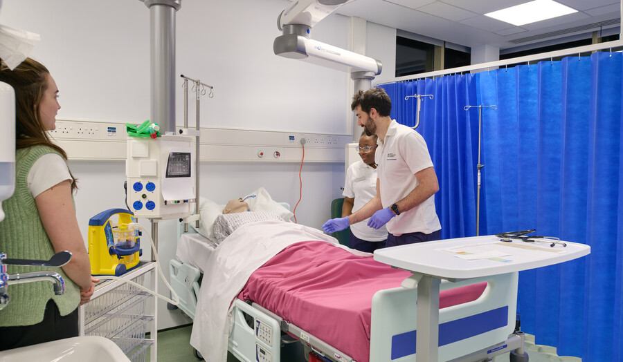 Nursing suite with students