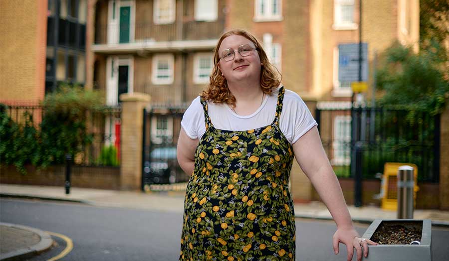 Christina Neary pictured outside Holloway Road campus